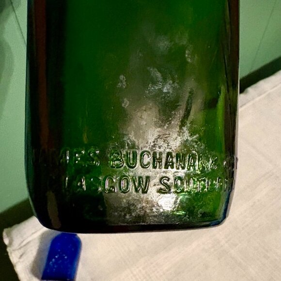 Vintage Buchanan's Black & White Blended Scotch Whisky & Phillips Blue Bottle - Picture 4 of 7